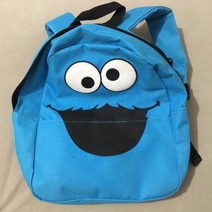 Blue Cookie Monster backpack
